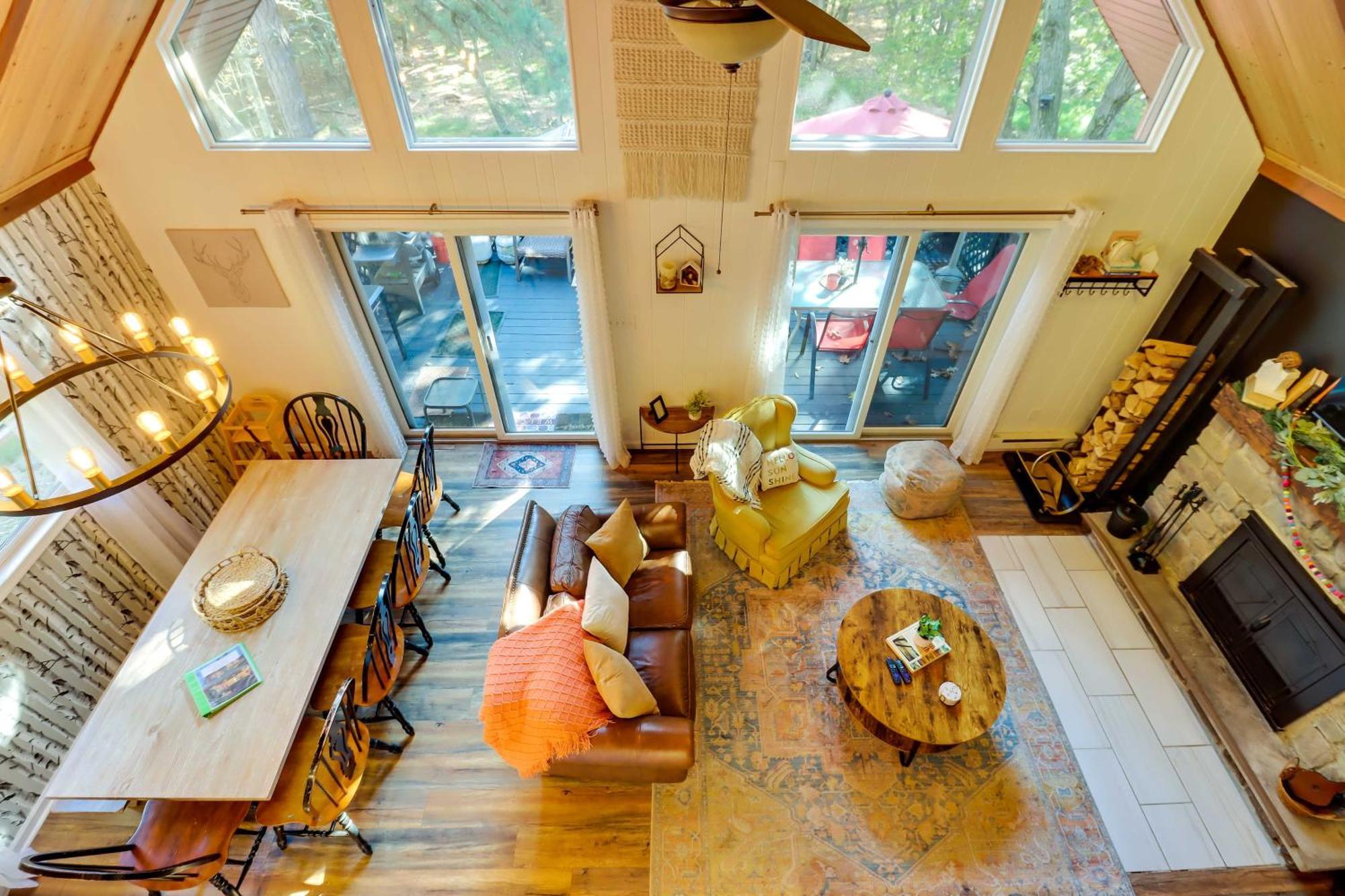 Poconos Ski Retreat With Sauna, Hot Tub, And Game Room Lake Harmony Dış mekan fotoğraf